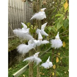 Fliegende Schneeflöckchen