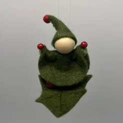 Fliegende Stechpalmenwichtel-  Winter - Fliegerle - Fensterdeko