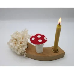 Fliegenpilz Stecker - Glückspilz - Jahreszeitentisch - Geburtstagsring - Stecker - Art.Nr. HE14