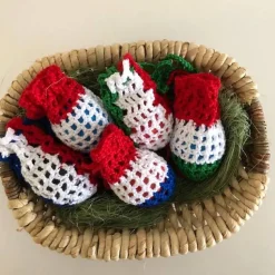 Fünf Eierschleudern / Eiernetze / Ostereierschleudern /Ostereiernetze  Ländermeisterschaft