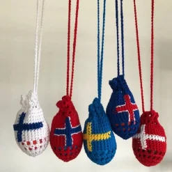 Fünf Eierschleudern / Eiernetze / Ostereierschleudern /Ostereiernetze  Ländermeisterschaft