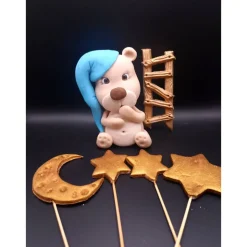 Fondant Figur Teddy, Tortendekoration Teddybär, Tierfiguren, Fondant Figuren für Torten