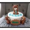 Fondant Figur Teddy, Tortendekoration Teddybär, Tierfiguren, Fondant Figuren für Torten
