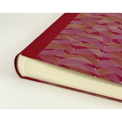 Fotoalbum / Gästebuch / Hochzeitsalbum 30 x 30 cm – Einband Japanpapier Chiyogami *Seitenspiel 4*