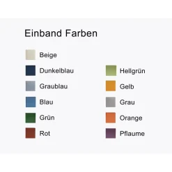 Fotoalbum echtes Leinen personalisierbar Geometric Heart