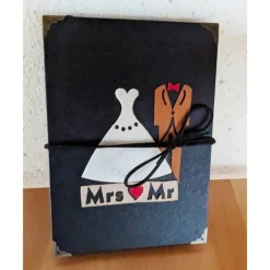 Fotoalbum Hochzeit 34 Seiten, Fotoalbum zum Einkleben, Hochzeitsgeschenk Album