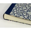 Fotoalbum XXL 30x30 cm – Handgemachtes Fotoalbum mit Carta Varese Blumenteppich blau