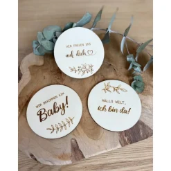 Fotoshooting Holzscheibe 