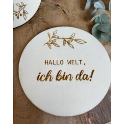 Fotoshooting Holzscheibe 