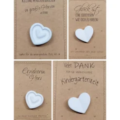 "Für die Erzieher zum Abschied" Herz aus Raysin