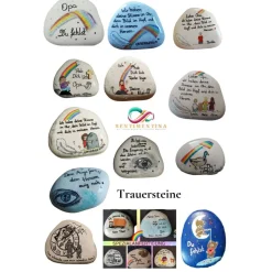 Für immer und ewig - Dieser Stein sagt 'Ich liebe dich - Ein einzigartiger, individueller Trauerstein