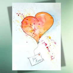 Für Mama - Postkarte | Danke | Muttertag | jederzeit