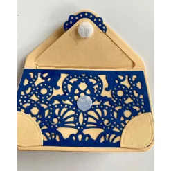 Frauen Glückwunschkarte in Handtaschenform Geburtstagskarte  Geldgeschenk Geschenkverpackung Goodie