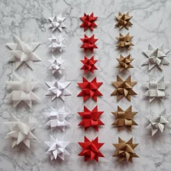 Fröbelsterne Papierstreifen-Set, inkl. Anleitung „Auswahlmöglichkeiten“