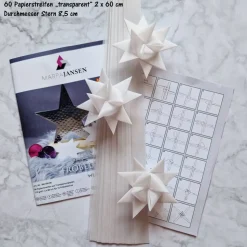 Fröbelsterne Papierstreifen-Set, inkl. Anleitung „Auswahlmöglichkeiten“