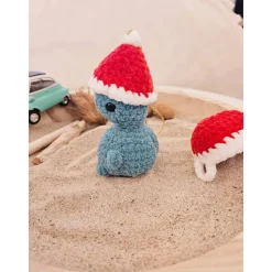 Freche Schildkröte gehäkelt als Weihnachtsbaumschmuck / Christbaumschmuck Häkeltier