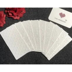 Freudentränen geprägte Taschentücher 100 Stück pro Paket