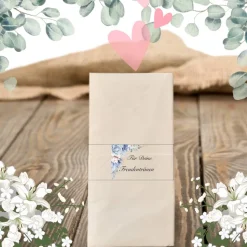 Freudentränen Hochzeit Taschentücher Banderolen,Banderolen als Deko für Gäste-Taschentücher,