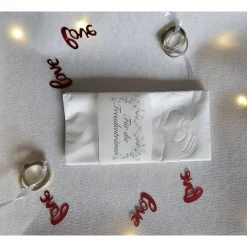 Freudentränen Hochzeit Taschentücher Banderolen,Banderolen als Deko für Gäste-Taschentücher,