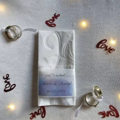 Freudentränen Hochzeit Taschentücher Banderolen,Banderolen als Deko für Gäste-Taschentücher,