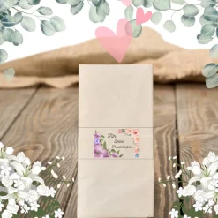 Freudentränen Hochzeit Taschentücher Banderolen,Banderolen als Deko für Gäste-Taschentücher,