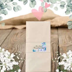 Freudentränen Hochzeit Taschentücher Banderolen,Banderolen als Deko für Gäste-Taschentücher,