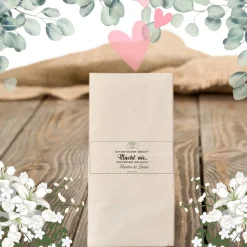 Freudentränen Hochzeit Taschentücher Banderolen,Banderolen als Deko für Gäste-Taschentücher,