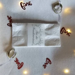 Freudentränen Hochzeit Taschentücher Banderolen,Banderolen als Deko für Gäste-Taschentücher,