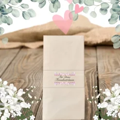 Freudentränen Hochzeit Taschentücher Banderolen,Banderolen als Deko für Gäste-Taschentücher,