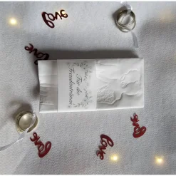 Freudentränen Hochzeit Taschentücher Banderolen,Banderolen als Deko für Gäste-Taschentücher,