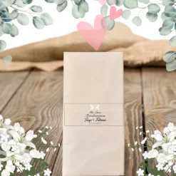 Freudentränen Hochzeit Taschentücher Banderolen,Banderolen als Deko für Gäste-Taschentücher,