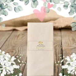 Freudentränen Hochzeit Taschentücher Banderolen,Banderolen als Deko für Gäste-Taschentücher,