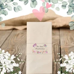 Freudentränen Hochzeit Taschentücher Banderolen,Banderolen als Deko für Gäste-Taschentücher,