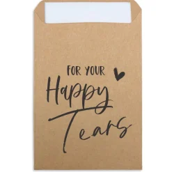 Freudentränen Taschentücher Hüllen - Verpackung für Hochzeit Taschentuch