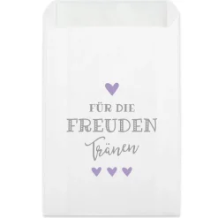 Freudentränen Taschentücher Hüllen - Verpackung für Hochzeit Taschentuch