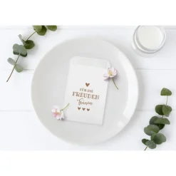 Freudentränen Taschentücher Hüllen - Verpackung für Hochzeit Taschentuch