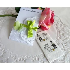 Freudentränen-Taschentuch mit Hülle für die Hochzeit