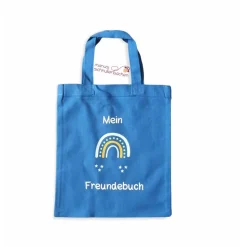 Freundebuchtasche mit Regenbogen