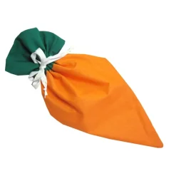 Frühling Ostern Geschenkbeutel Karotte – Baumwolle mit Tunnelzug, wiederverwendbar & waschbar