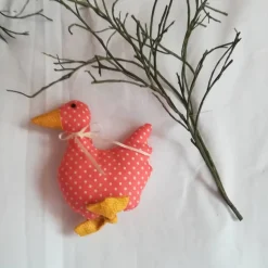 Frühlings - Osterdekoration, 3 - teiliges Set, Gans, Hase mit Knickohr und Hase sitzend