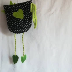 Frühlings - Osterdekoration, 3 - teiliges Set, Stoffhühner, Frühlings - Osterdekoration zum Anhängen