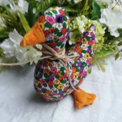 Frühlings - Osterdekoration, 4 - teiliges Set, Häschen für den Osterstrauss