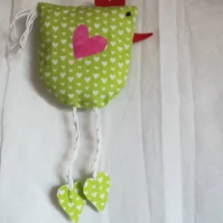 Frühlings - Osterdekoration, 3 - teiliges Set, Stoffhuhn, Gans, Häschen