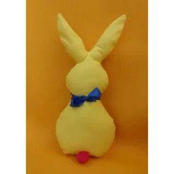 Friedens-Oster-Hase in gelb/blau