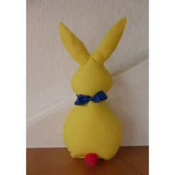 Friedens-Oster-Hase in gelb/blau