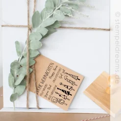 Frohe Weihnachten – verschiedene Sprachen – Weihnachtsstempel – Motiv: 579