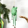 Froschglöckchen, Baumschmuck, Weihnachtsschmuck, kling Fröschchen klingelingeling, hängende Froschfigur, Chr