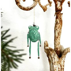 Froschglöckchen, Baumschmuck, Weihnachtsschmuck, kling Fröschchen klingelingeling, hängende Froschfigur, Chr