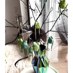 Froschglöckchen, Baumschmuck, Weihnachtsschmuck, kling Fröschchen klingelingeling, hängende Froschfigur, Chr