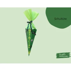 Fußball Schultüten Bastelset  |  Schultüte personalisiert | Bastelset Schultüte für Jungs | Fußball Schultüten